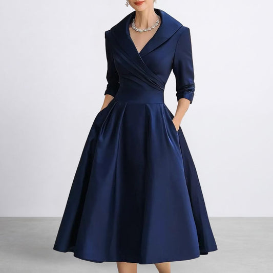 Lina | Vestido midi de satén