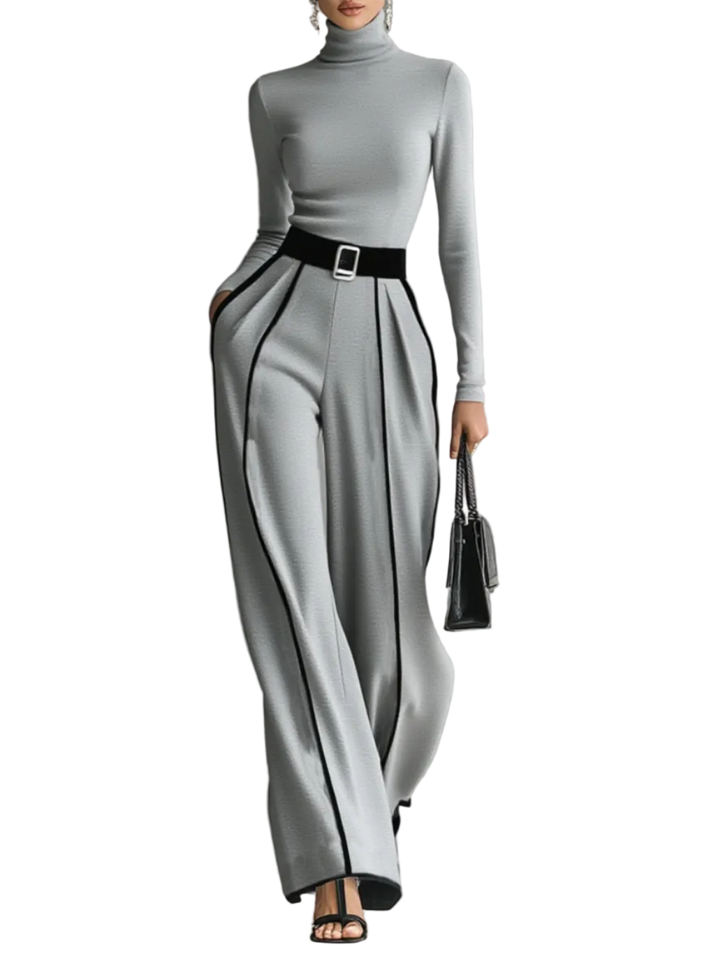 Vitoria | Mono Elegante de Cuello Alto