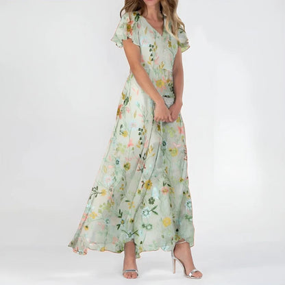 Susana | Vestido largo floral que estiliza