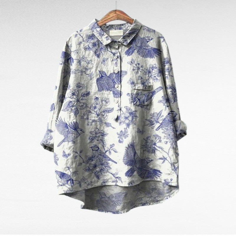 Gaia | Elegante blusa vintage