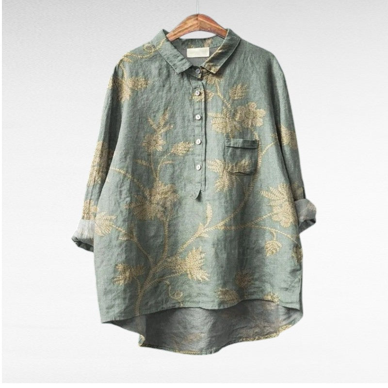 Gaia | Elegante blusa vintage