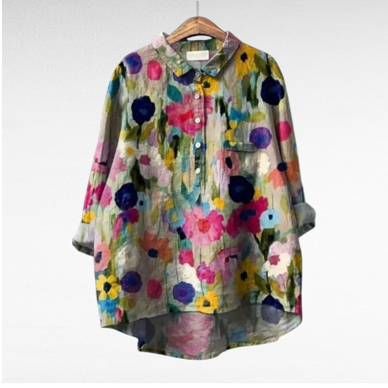 Gaia | Elegante blusa vintage