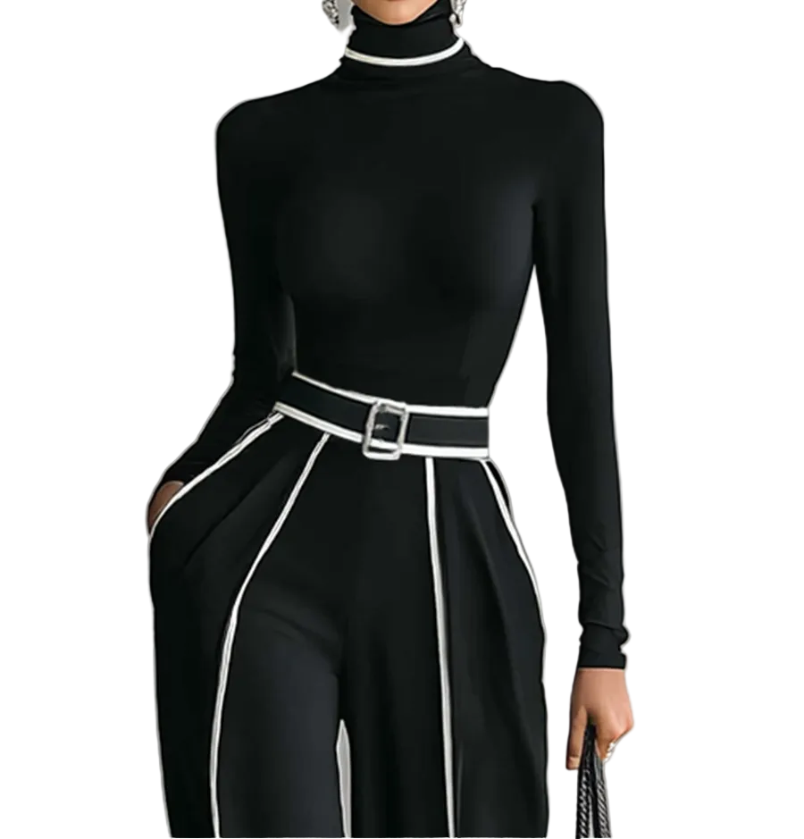 Vitoria | Mono Elegante de Cuello Alto