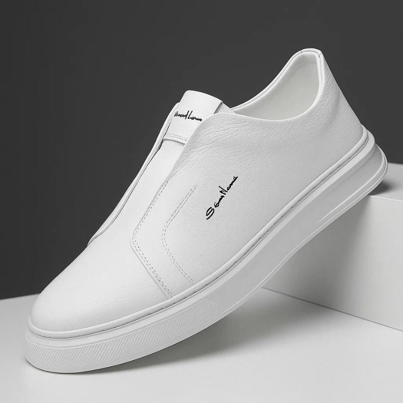 Varenzo - Zapatillas Elegantes de Diario color Blanco | Martina Valero