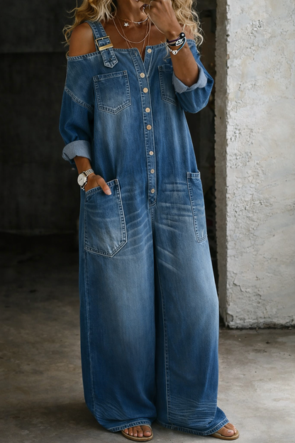 Sofia | Mono denim oversize de diario