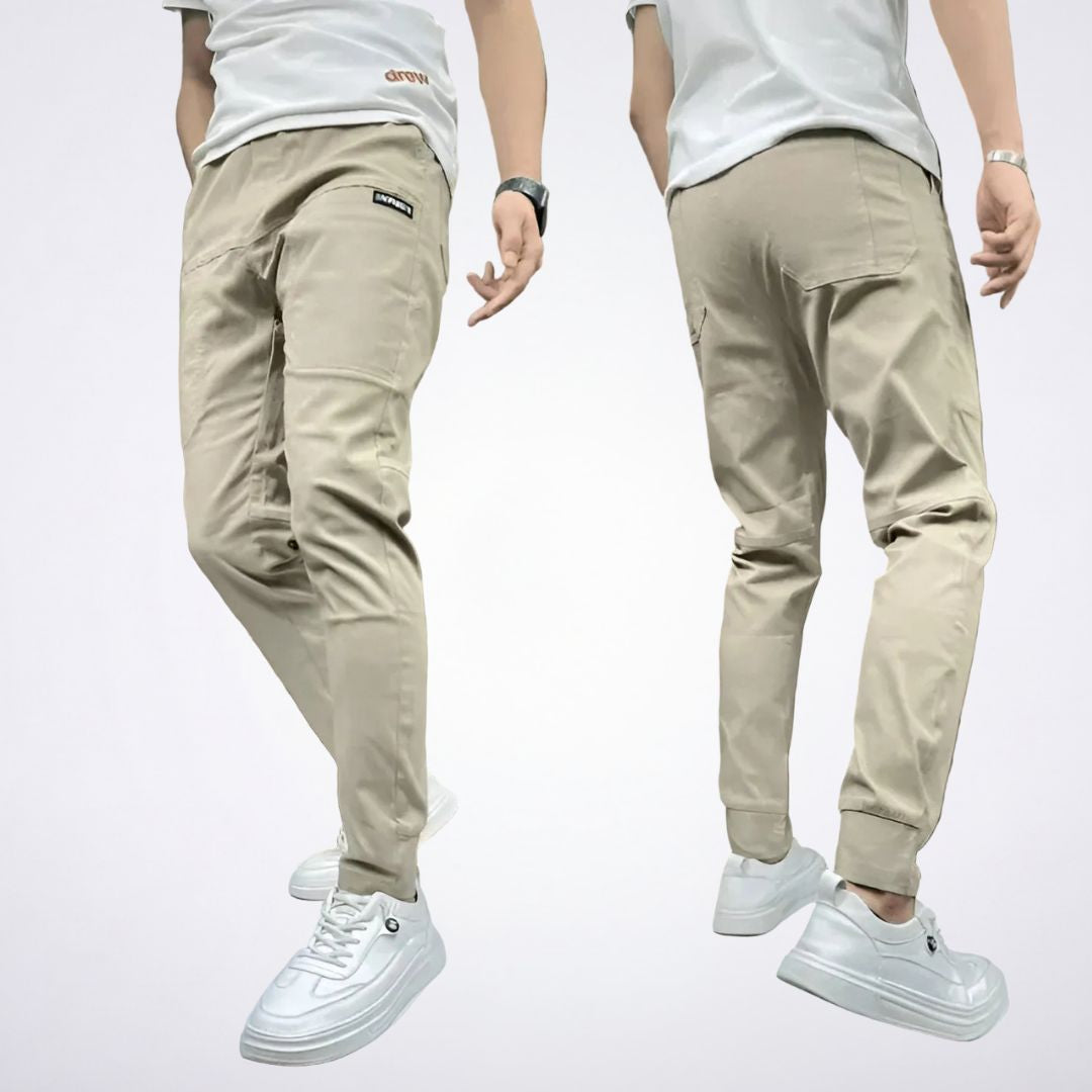Tomaso | Pantalones cargo elásticos premium