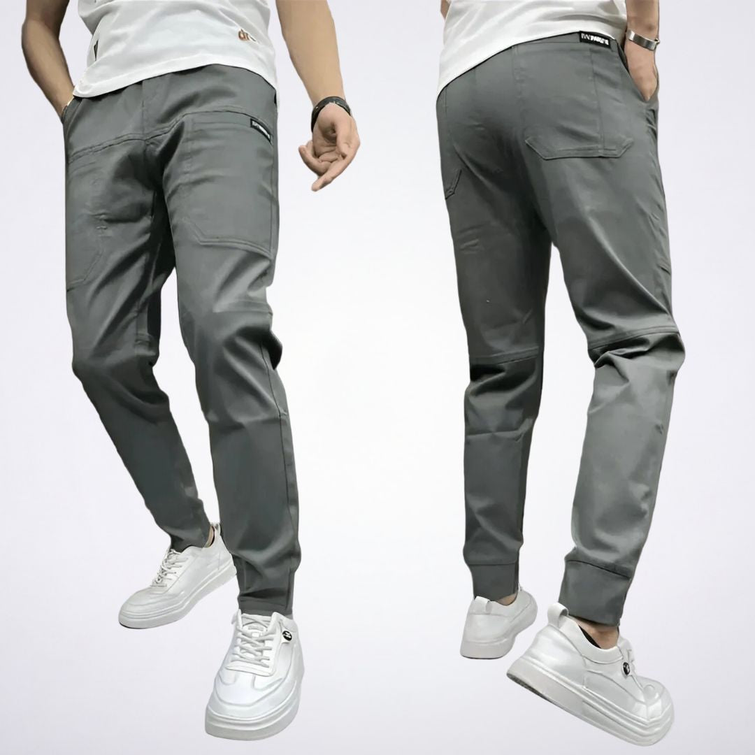 Tomaso | Pantalones cargo elásticos premium