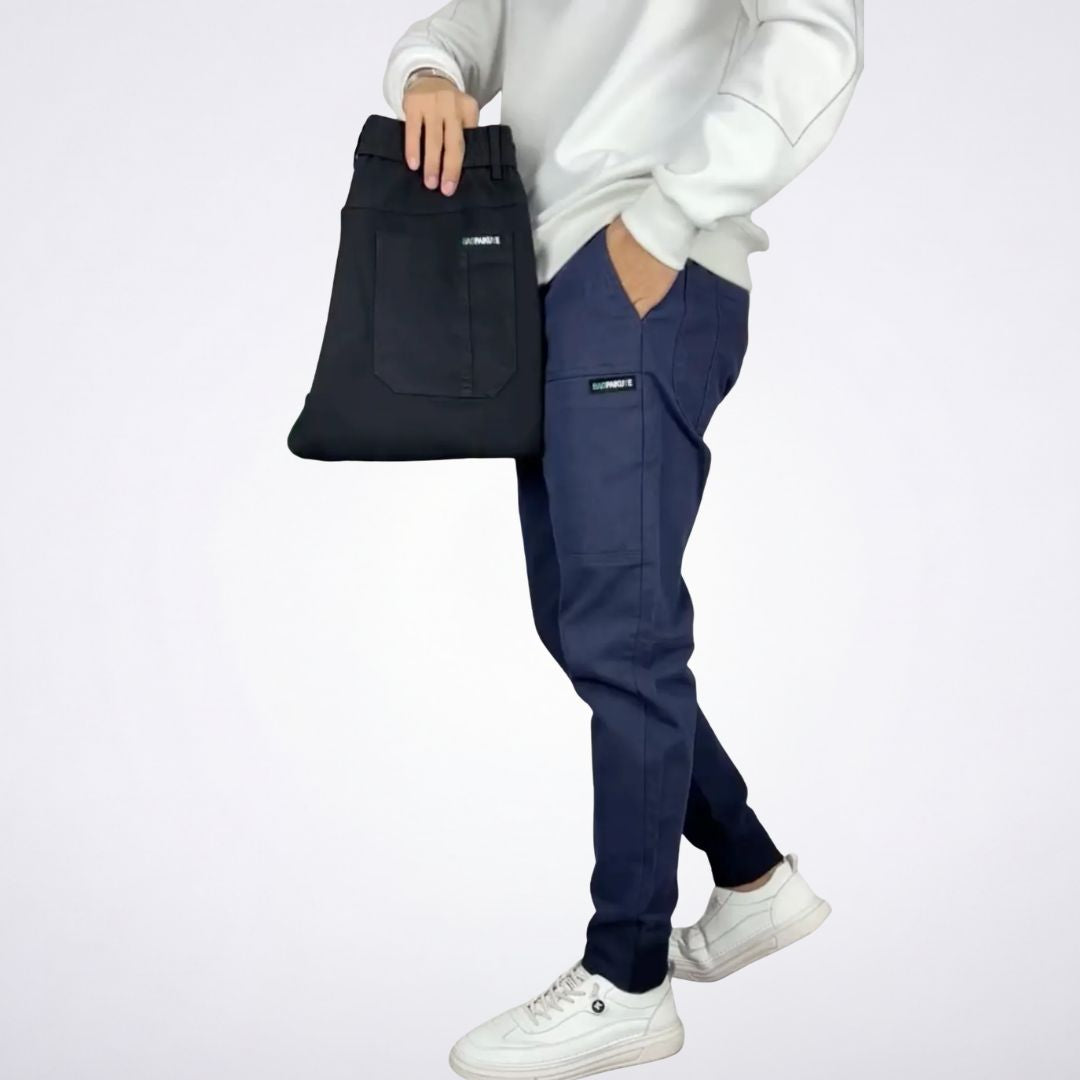 Tomaso | Pantalones cargo elásticos premium