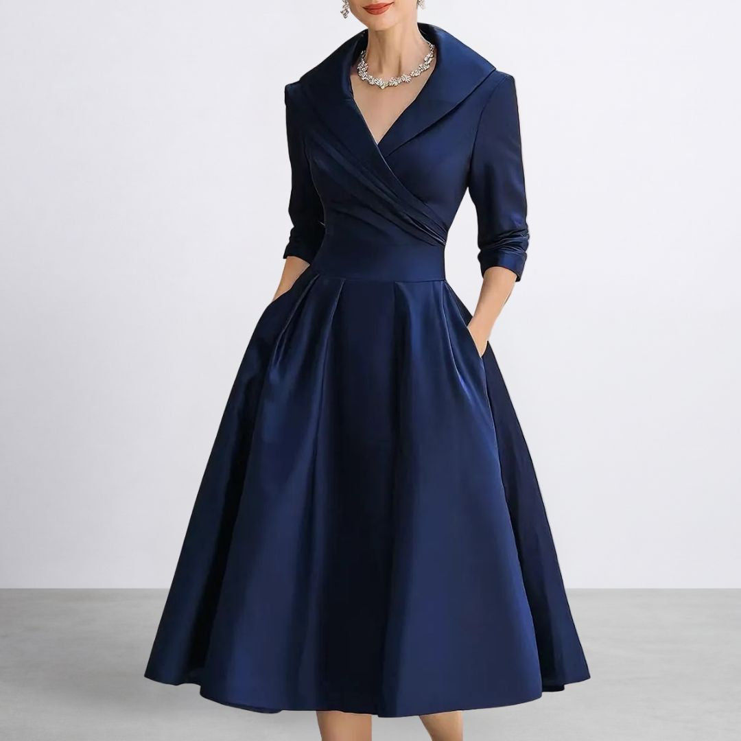 Lina | Vestido midi de satén