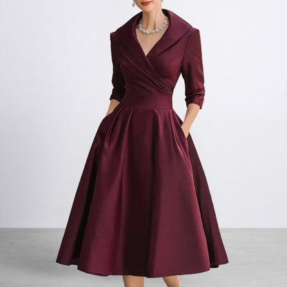 Lina | Vestido midi de satén