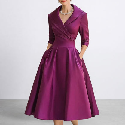 Lina | Vestido midi de satén