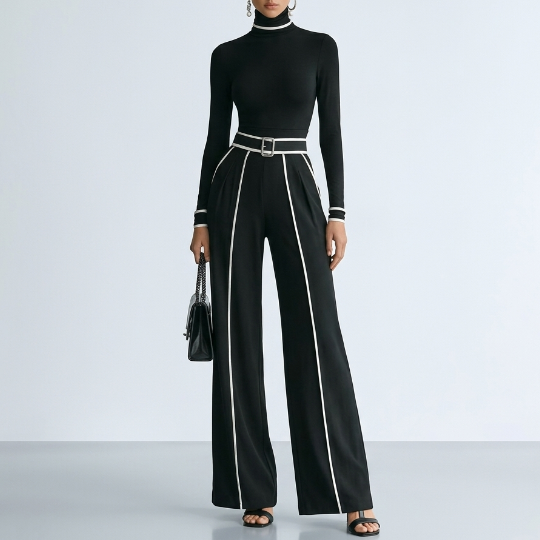 Vitoria | Mono Elegante de Cuello Alto
