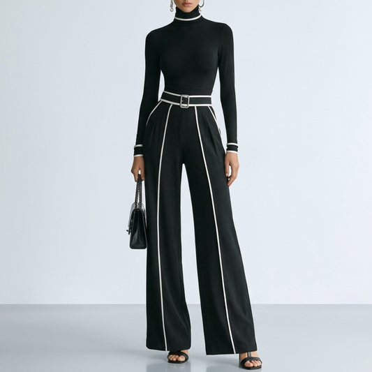 Vitoria | Mono Elegante de Cuello Alto