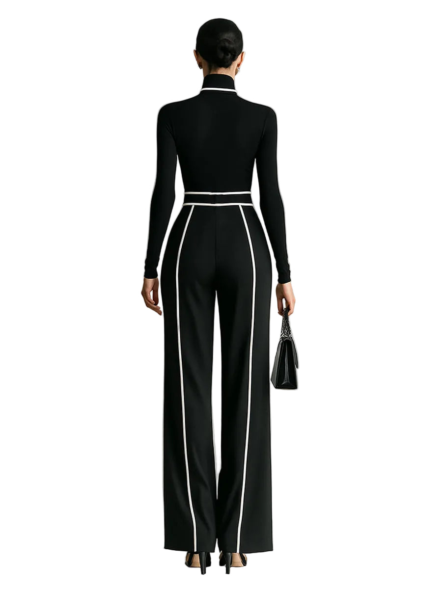 Vitoria | Mono Elegante de Cuello Alto