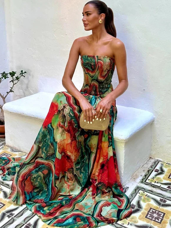Gala | Vestido Largo Estampado