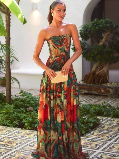 Gala | Vestido Largo Estampado