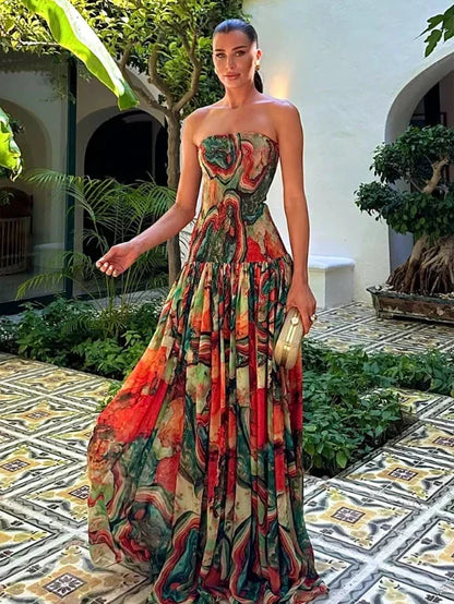 Gala | Vestido Largo Estampado