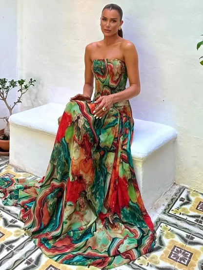 Gala | Vestido Largo Estampado