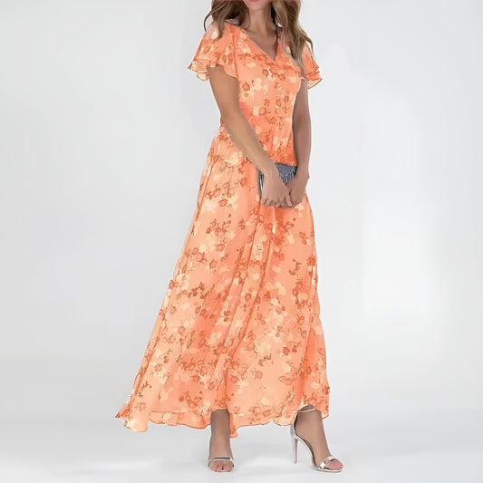 Susana | Vestido largo floral que estiliza