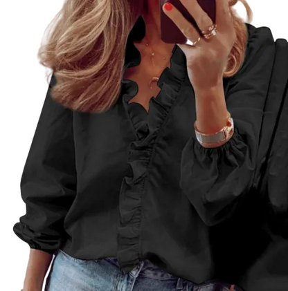 Alba | Blusa Elegante con Volantes