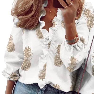 Alba | Blusa Elegante con Volantes