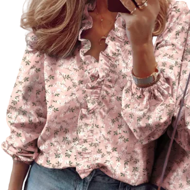 Alba | Blusa Elegante con Volantes